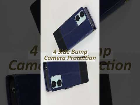 For Tecno Spark Go 2024 Flip Cover Case (Professional Dual Leather Wallet with Magnetic Closure)