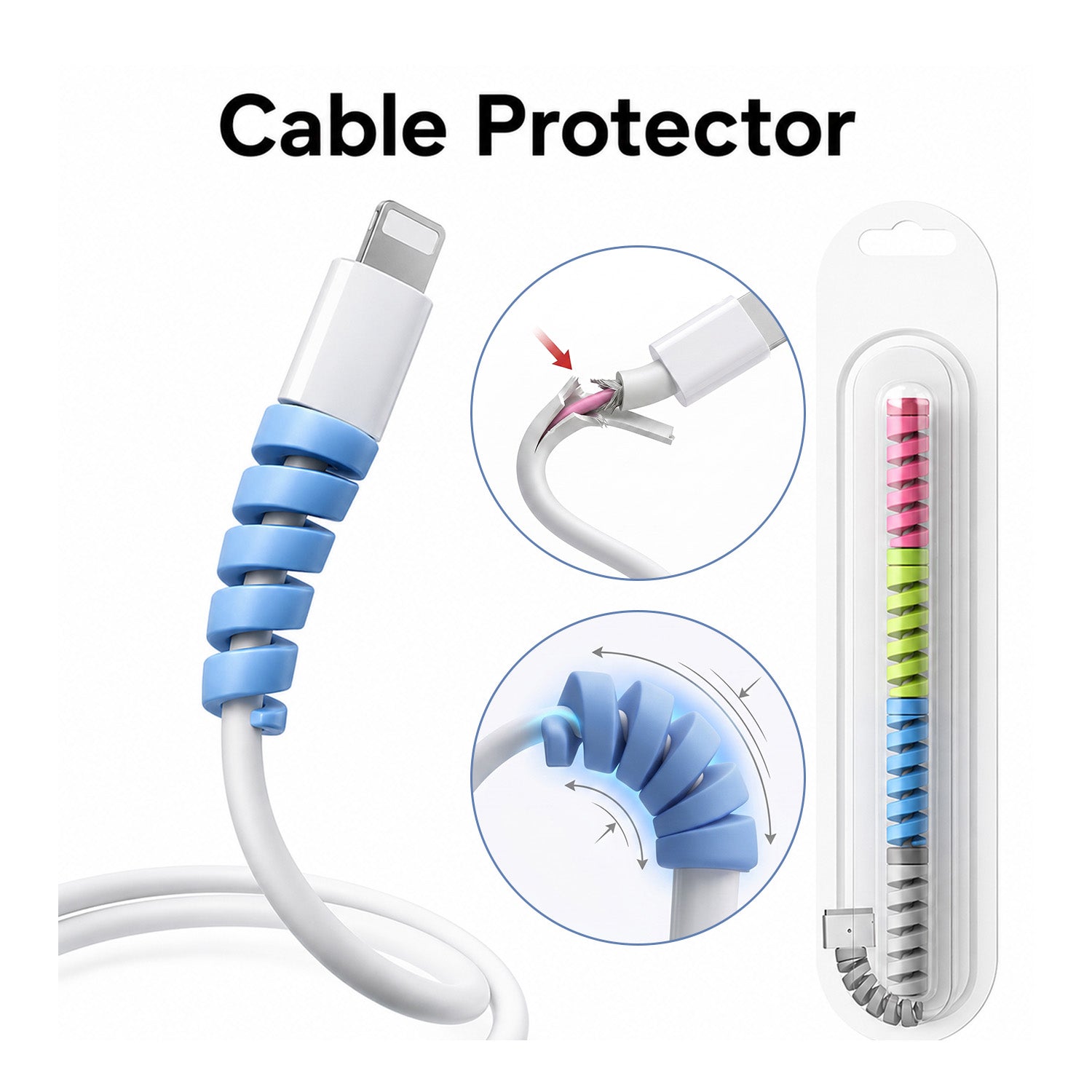 Universal Cable Protector for Charger & Earphones