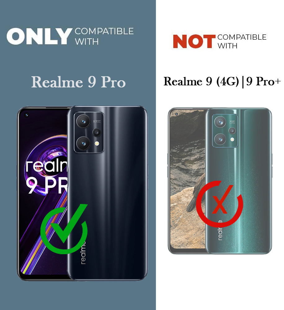 For Realme 9 Pro Back Cover Case Ultra-Hybrid (Lifetime Anti Yellow | Anti Scratch | Crystal Clear Shockproof)