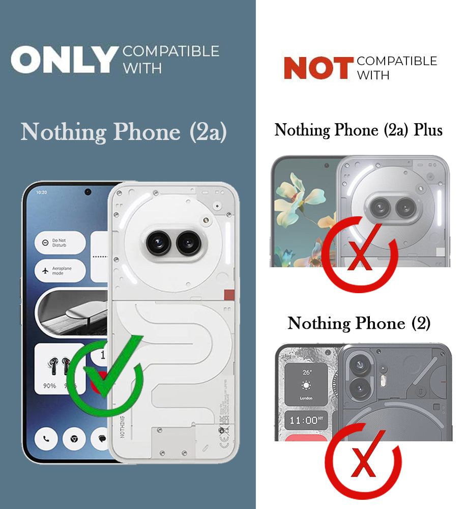 For Nothing Phone 2A 5G Back Cover Case (Lifetime Anti Yellow | Anti Scratch | Crystal Clear Shockproof)