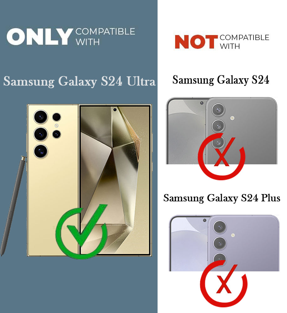 For Samsung Galaxy S24 Ultra Back Cover Case (3D Cute Cartoons | Hard Back Side Soft | Matte Premium Finish | HD Printing)