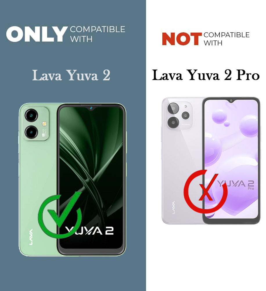 For Lava Yuva 2 Back Cover Case (Matte Finish Silicone with Inside Fiber Cloth)