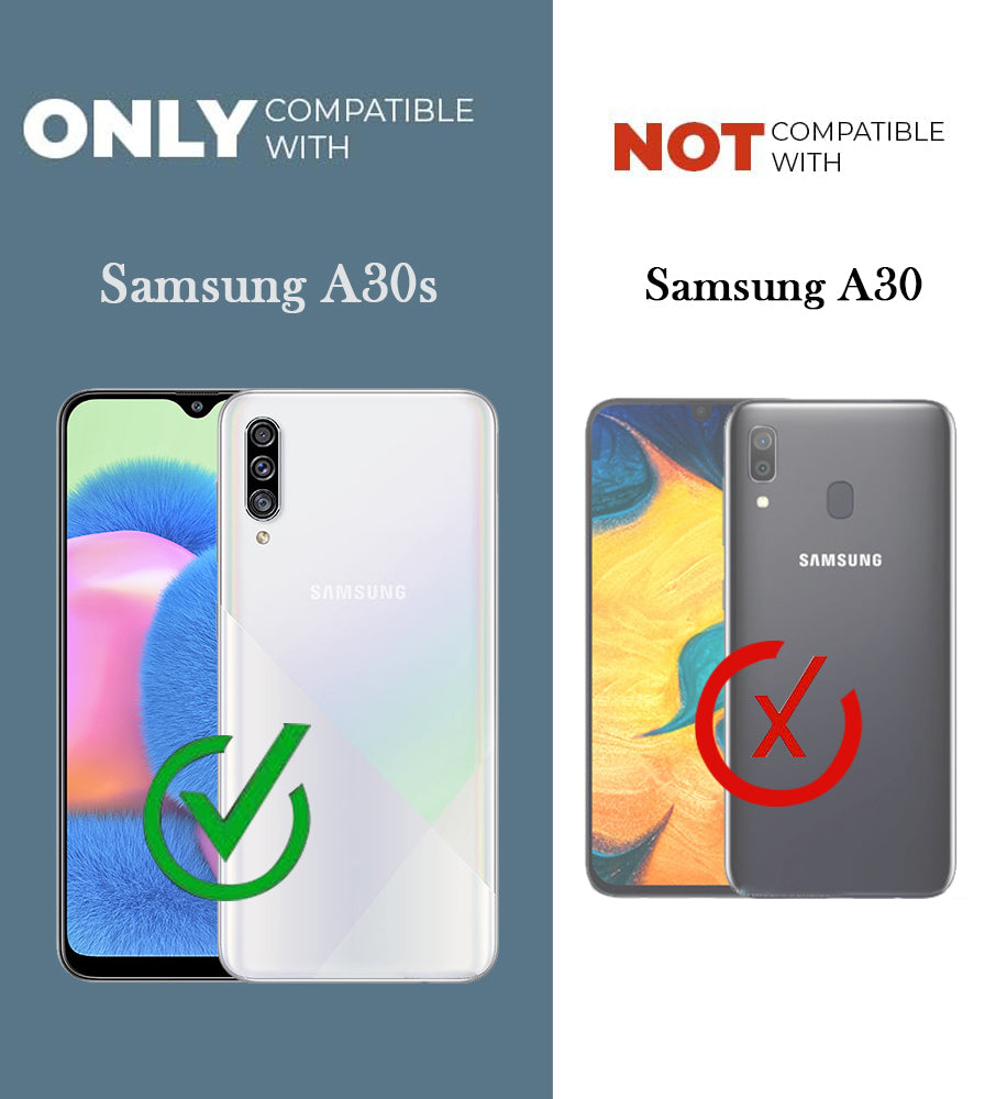 For Samsung Galaxy A30s Back Cover Case Ultra-Hybrid (Lifetime Anti Yellow | Anti Scratch | Crystal Clear Shockproof)