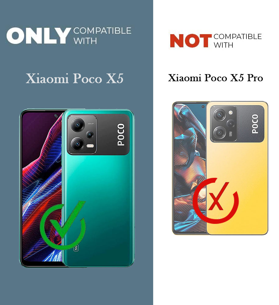 For Xiaomi Poco X5 5G Back Cover Case Ultra-Hybrid (Lifetime Anti Yellow | Anti Scratch | Crystal Clear Shockproof)