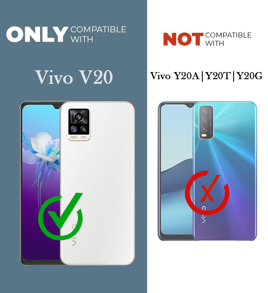 For Vivo Y20A | Y20T | Y20G Back Case Cover Metallic (Hybrid Armor Kickstand | MagSafe Compatible | Camera Protection Shockproof)