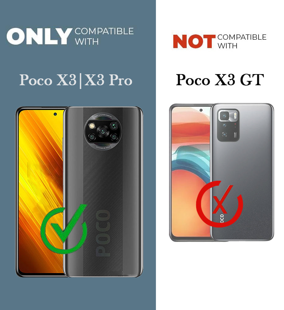 For Poco X3 | Poco X3 Pro Back Cover Case (Hybrid Dual Polycarbonate)