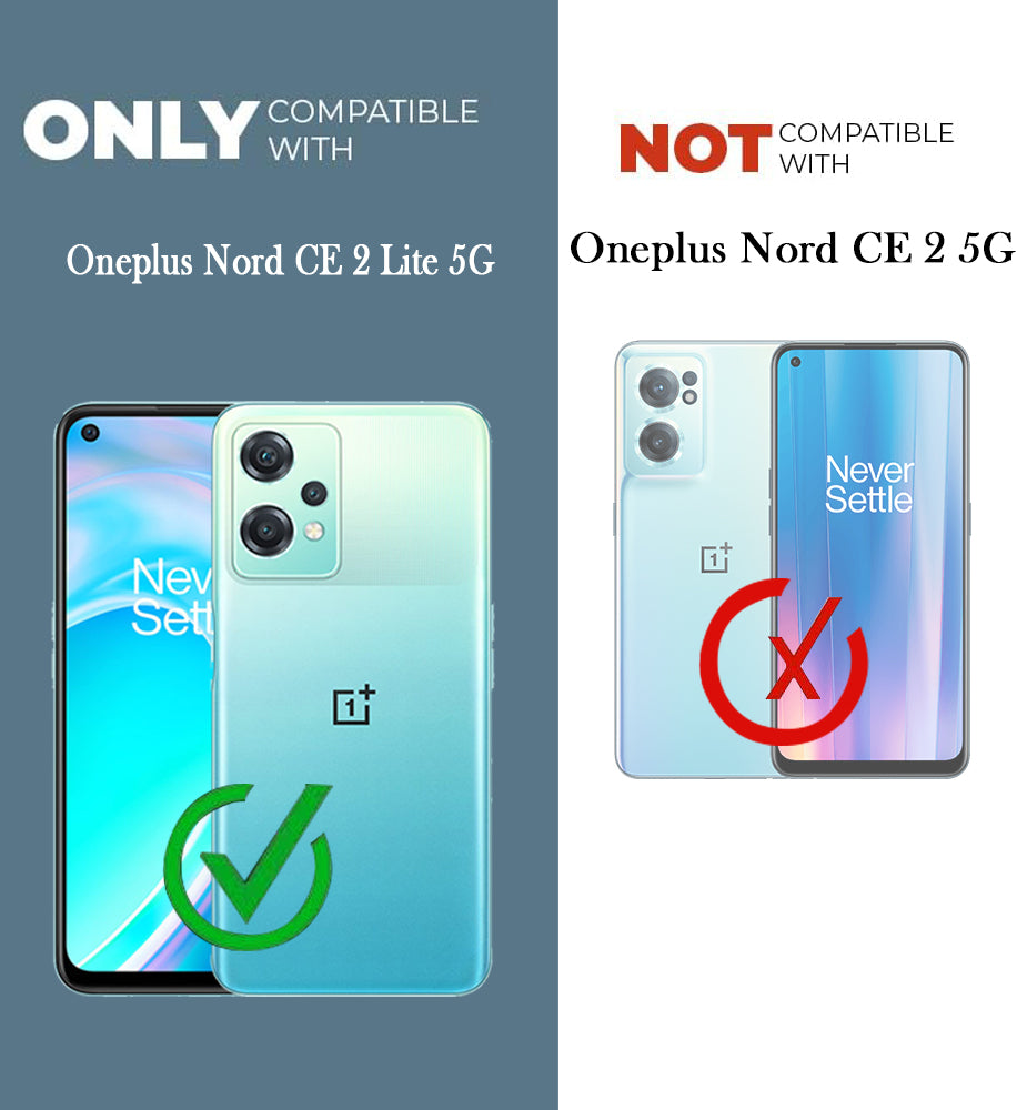 For OnePlus Nord CE 2 Lite Back Cover Case ( Dual Design Glitter Sparkle and Detachable Diamond Print Case | Soft and Flexible)