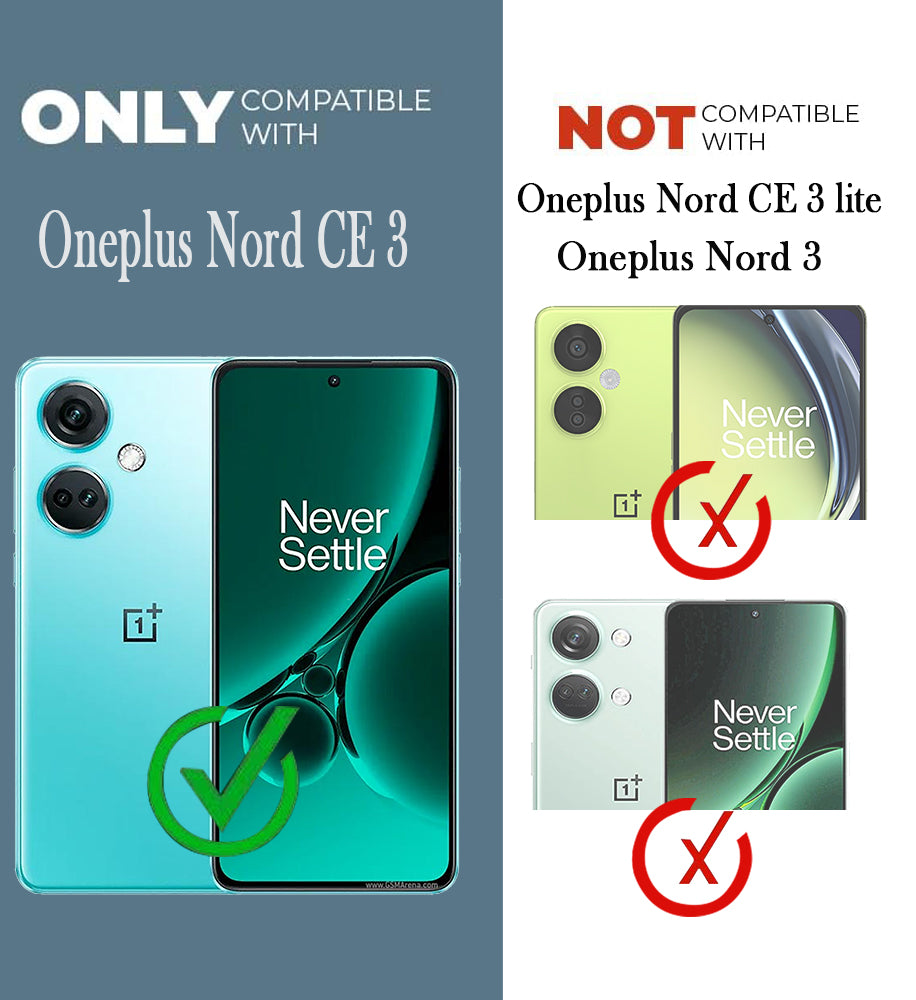 For Oneplus Nord CE 3 Back Cover Case  (Dual PU Leather Stitch | Professional Minimalist | Soft and Flexible)