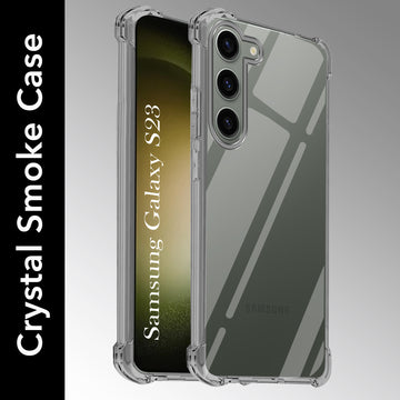 For Samsung Galaxy S23 5G Back Cover (Shockproof Crystal Clear  Case |  Drop & Camera Protection | Hard Polycarbonate)