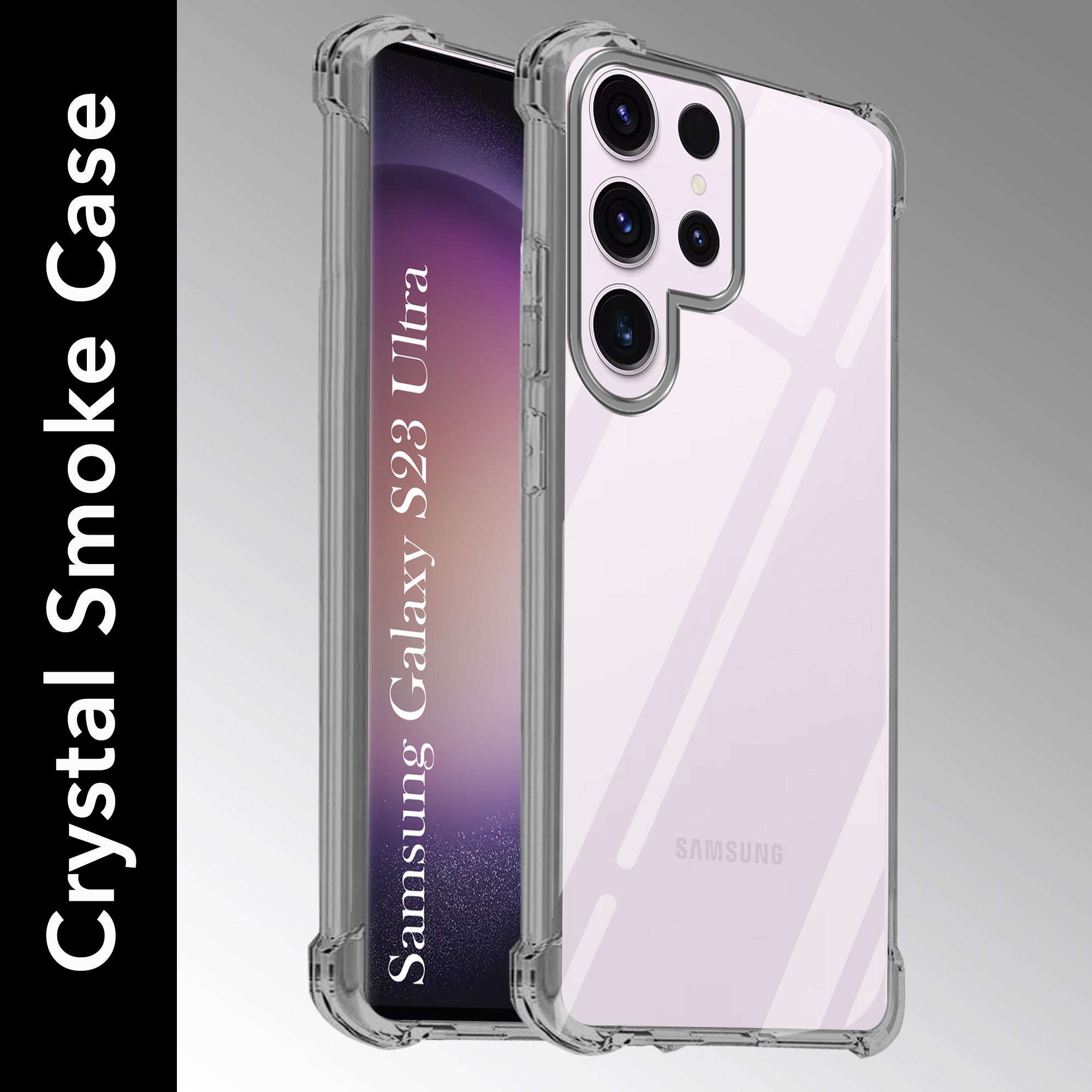For Samsung Galaxy S23 Ultra 5G Back Cover (Shockproof Crystal Clear |  Drop & Camera Protection | Hard Polycarbonate)
